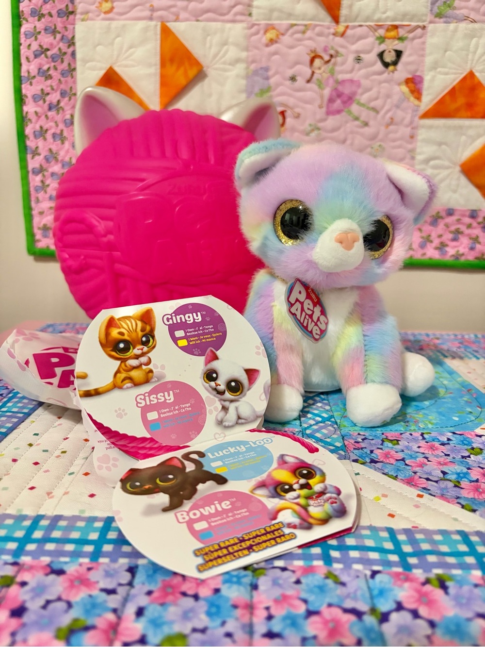 Pets Alive Smitten Kitten Rainbow Cat “Bowie” by Zuru